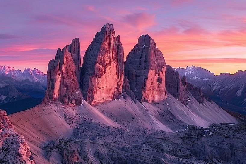 Impressions magiques de la montagne par fernlichtsicht