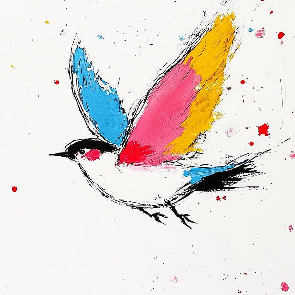 The Bird Poetry of Colours by Karina Brouwer