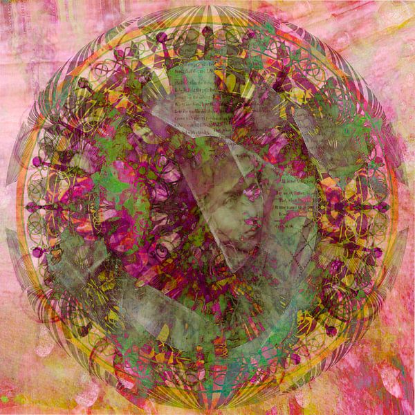 Vision. Variation über ein Mandala. von Rietje Bulthuis