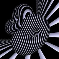 Small bottle - OpArt