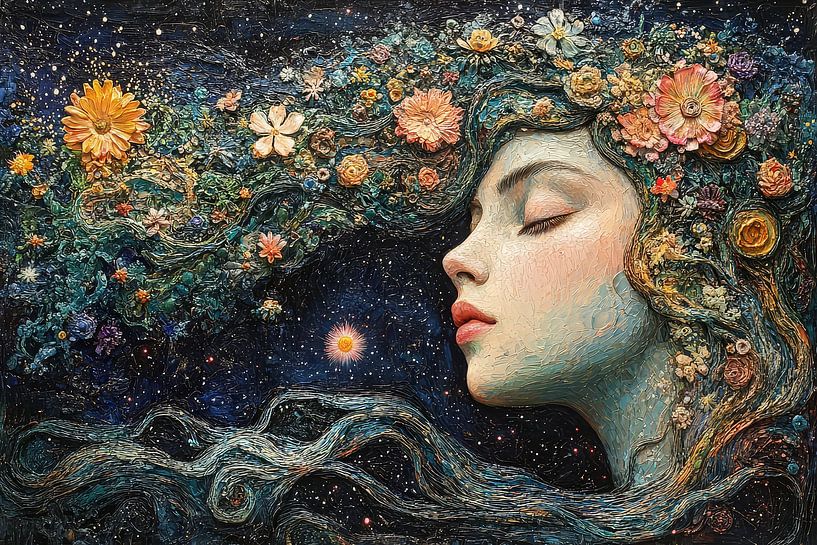 malerisches geistiges Porträt von Egon Zitter