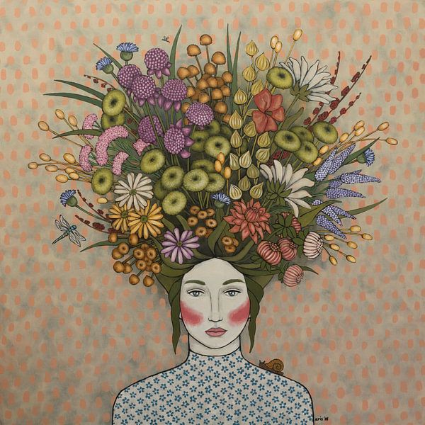 Des fleurs dans mon esprit (no.2025-02) par Kris Stuurop