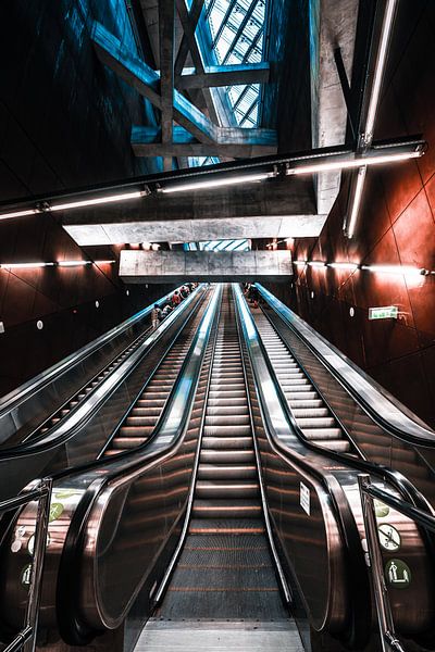 Fővám tér - Métro de Budapest par Fotos by Jan Wehnert
