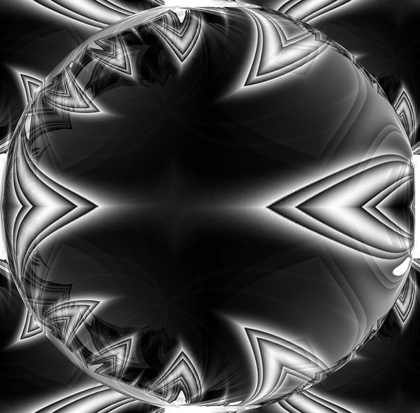 Black Bubble von Nicky`s Prints