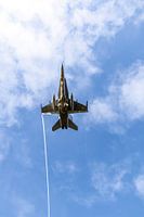 Rare Finnish F-18 Hornet during landing at Leeuwarden
