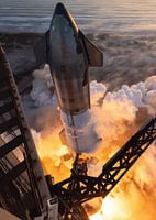 Départ de la fusée