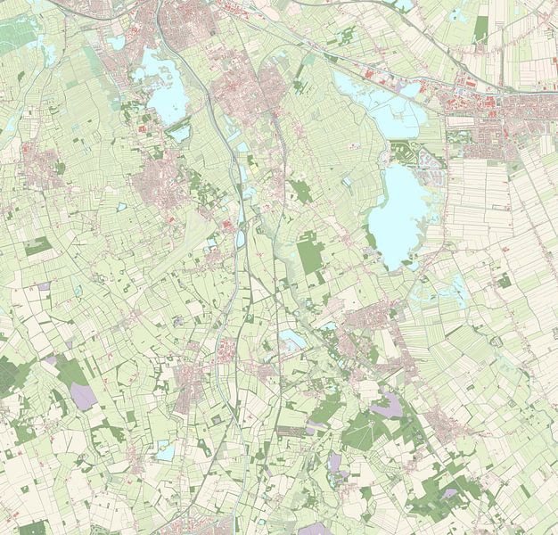 Karte von Tynaarlo von Rebel Ontwerp