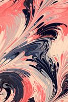 Suminagashi Marbled Texture #XVIII