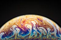 Planet soap bubble