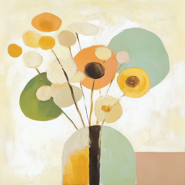 Vase avec fleurs par Bert Nijholt