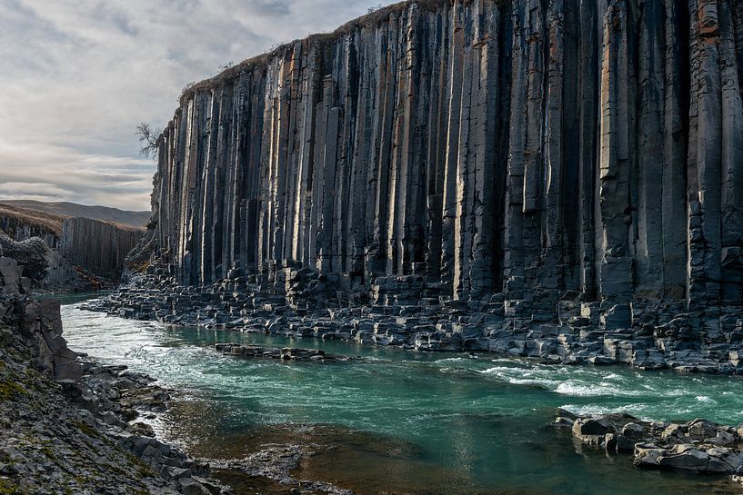The Basalt valley studlagil in East Iceland by Gerry van Roosmalen