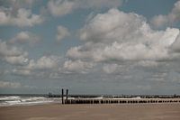 Un ciel nuageux et un rivage venteux, Domburg