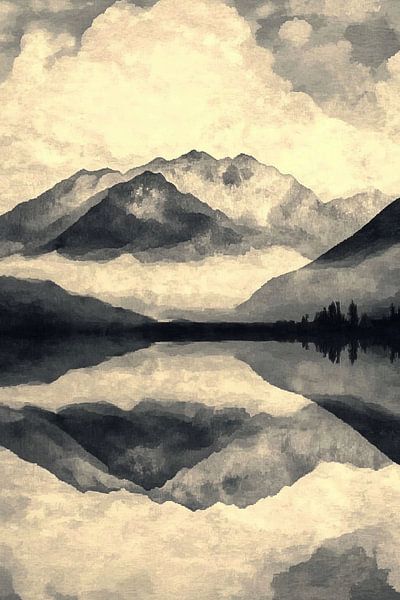 Mountains in Japan by Franka Poulain