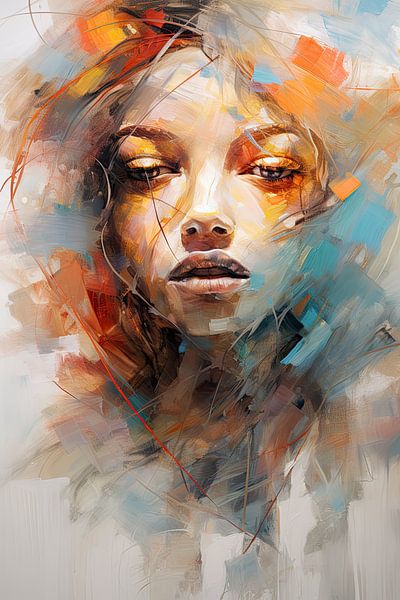 Portrait abstrait par Imagine