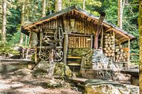 Alter Arbeitsplatz in den Alpen