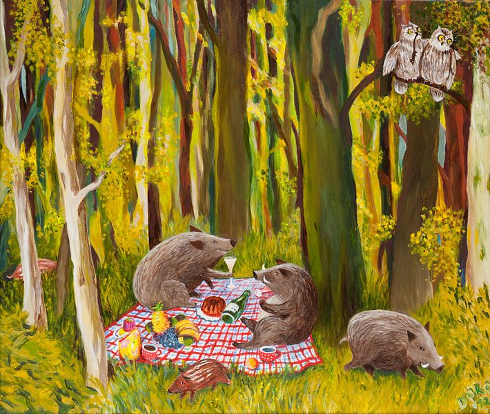 Schweinepicknick von Dorothea Linke