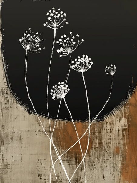 Imprimé botanique dans le style Japandi par Japandi Art Studio