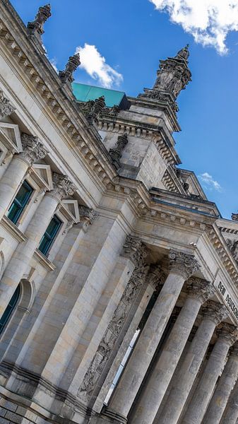 Berlin Bundestag Detail Fassade von Mixed media vector arts