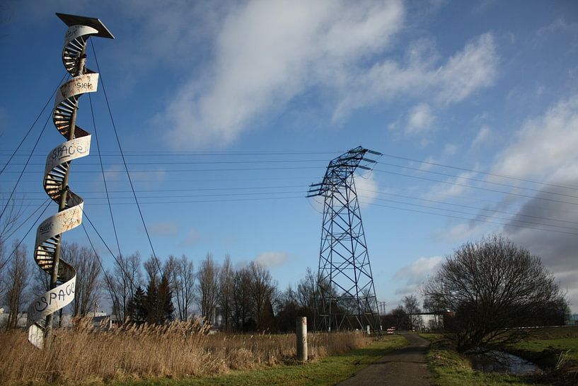 City marking Kooiweg by Sander de Jong