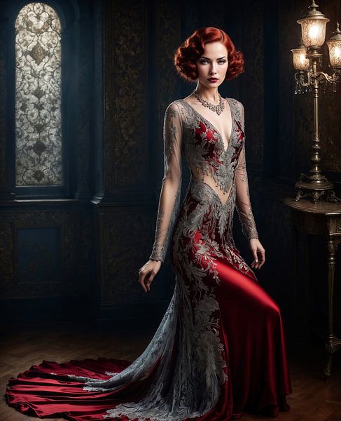 The Scarlet Elegance by Wall Art Creations by Peter