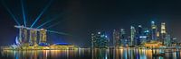Marina Bay Singapur bei Nacht