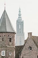 Onze Lieve Vrouwetoren Amersfoort im Nebel