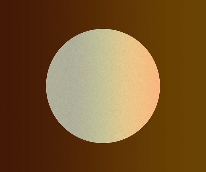 Golden moon by Mad Dog Art