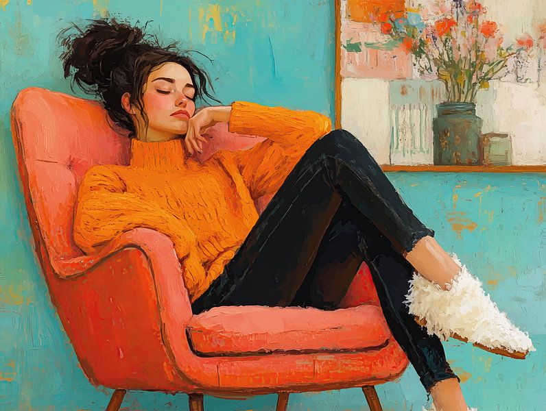 Lazy Sunday IV van Mirjam Duizendstra