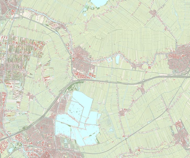 Karte von Bodegraven-Reeuwijk von Rebel Ontwerp