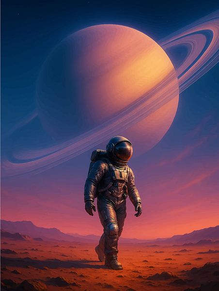 Wanderer des Saturn von Media Jeka