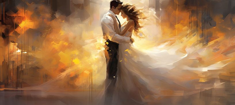 Burning Love by Eye catching paintings