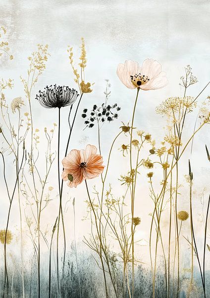 Fleurs des champs | Ethereal Blooms par Zen et Plus