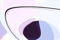 abstraktes Farbspiel Lila