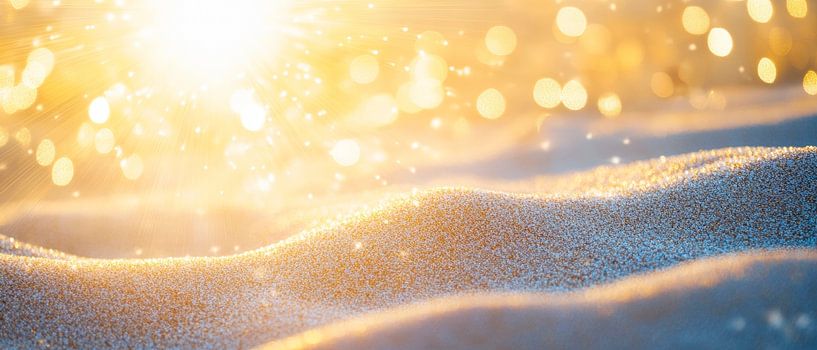 Sable scintillant au soleil par Poster Art Shop