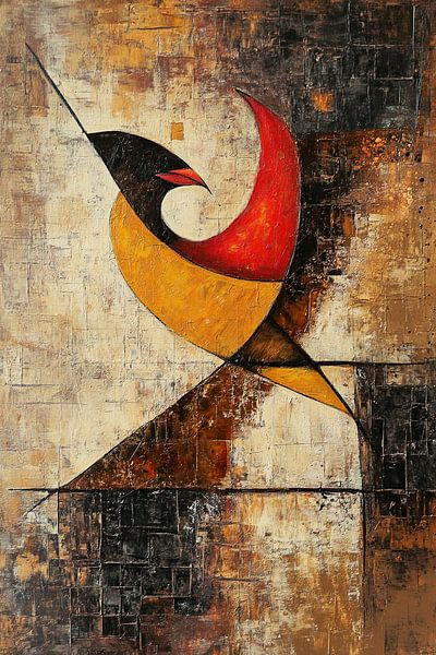 Abstrakter Vogel von Wunderbare Kunst
