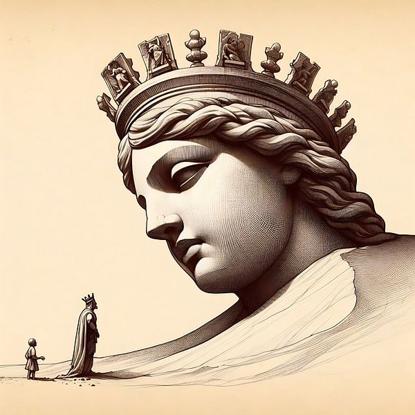 La Reine regarde le roi par Hey Art!