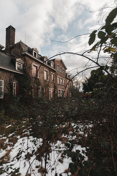 Abandoned Mansion: Belgium's Winter Silence by Melvin Meijer