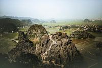 Die Gipfel von Tam Coc in Ninh Binh, Vietnam