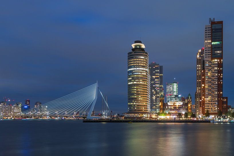 Rotterdam bei Nacht von Meindert Marinus