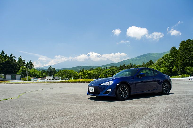 Toyota GT86 at the Foot of Mount Fuji by Dave Denissen