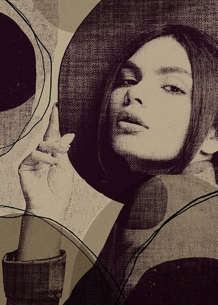 TW living - Linen collection - woman with hat 1 von TW living