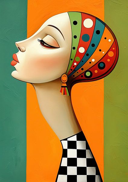 Profil serein, teintes vives par Art Merveilleux