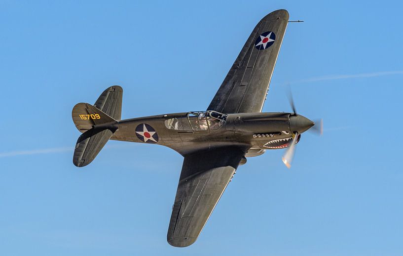 Curtiss P-40E Warhawk. von Jaap van den Berg