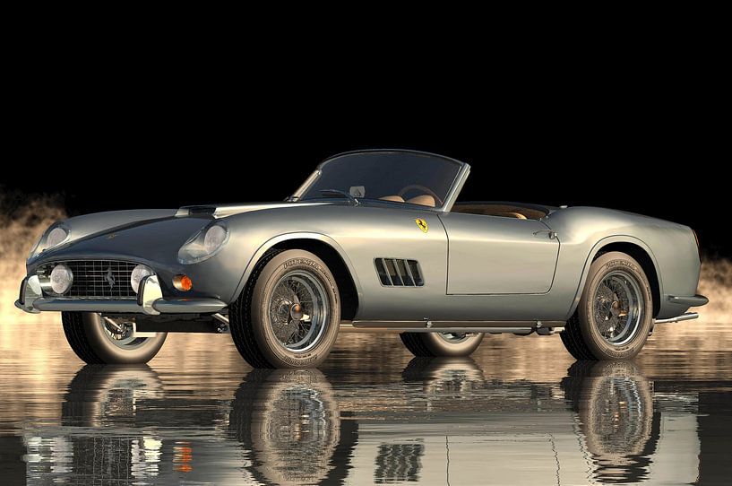 Ferrari 250 GT Spyder Californië in de wereld van het licht van Jan Keteleer