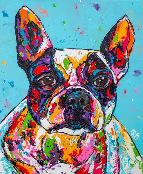Bulldogge von Happy Paintings / Renata Rolefes