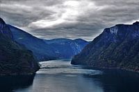 Dark Norwegian fjords
