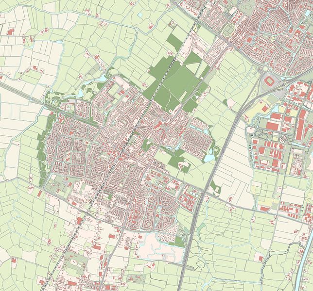 Karte von Heiloo von Rebel Ontwerp