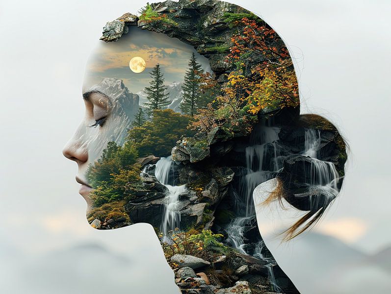 Natur Scherenschnitt 346 von Wunderbare Kunst