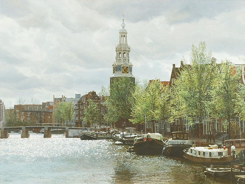 Painting: Waalseilandgracht, Amsterdam by Igor Shterenberg