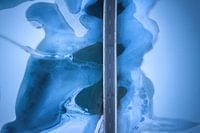 Barrage de Sylvenstein - Vue aérienne du haut vers le bas